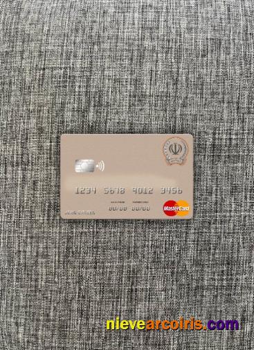 Iran Sepah Bank mastercard photolook
